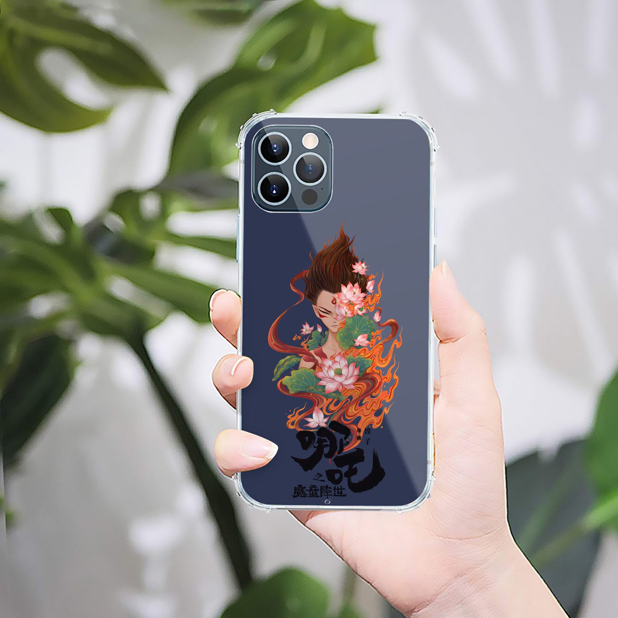 （画像用） Ne Zha 2 ナタ 魔童の大暴れ 【iPhone 12シリーズ対応】透明スマホケース（クリアソフトケース）
